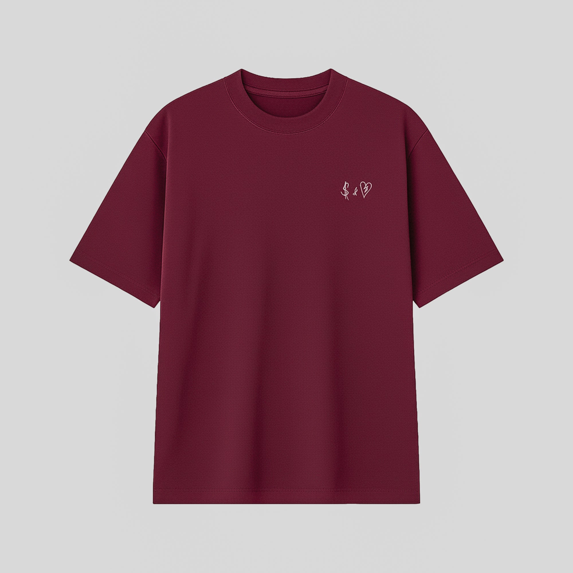 BASIC BORDEAUX T-SHIRT