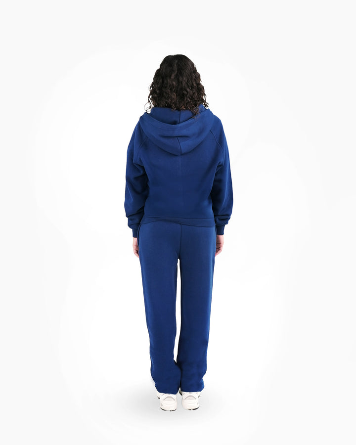 Basic Navy Blue ZIP-Hoodie