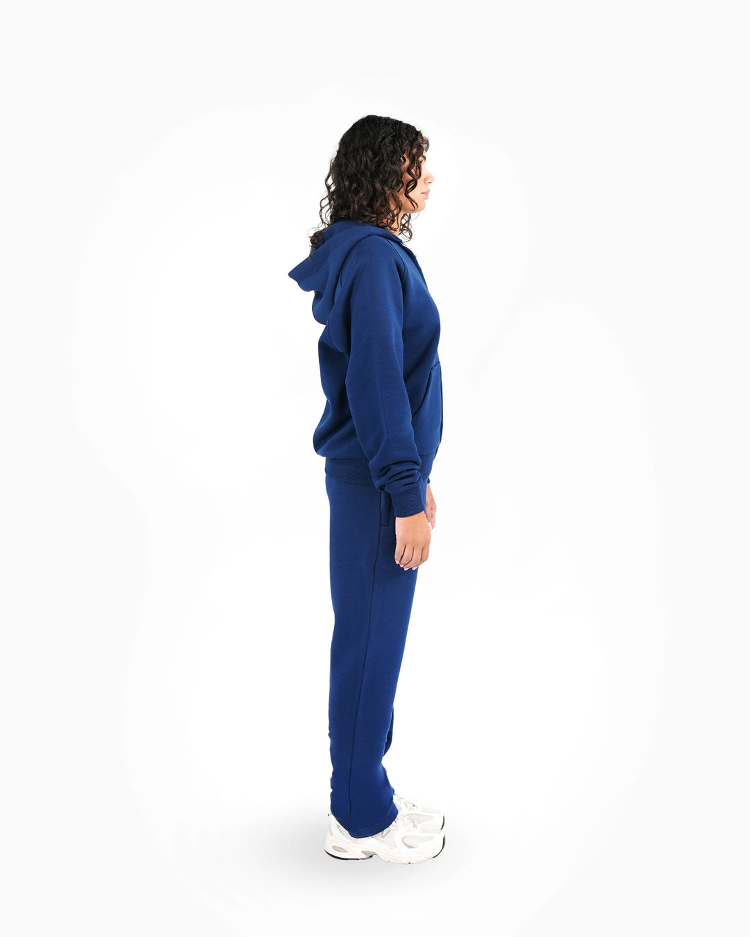 Basic Navy Blue ZIP-Hoodie