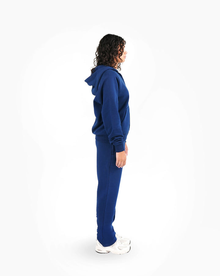 Basic Navy Blue ZIP-Hoodie