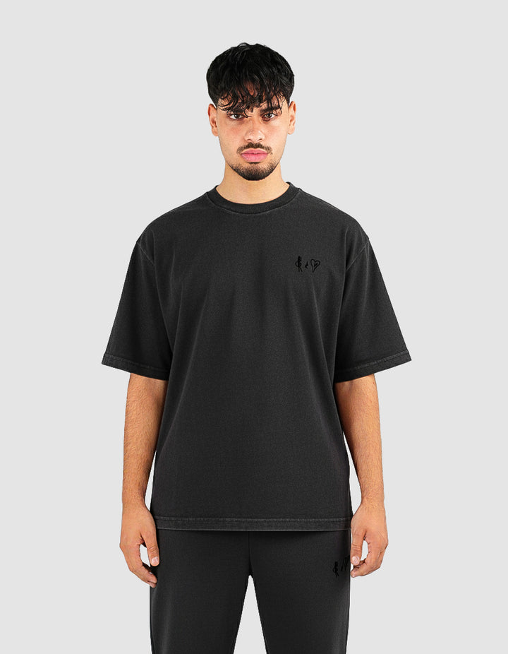 Basic Washed Black T-Shirt