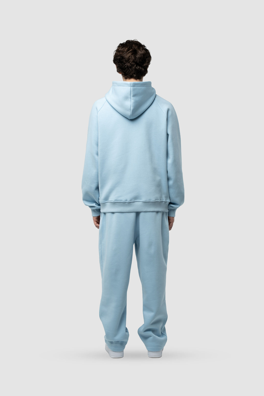 BASIC BABY BLUE TRACKSUIT WITH HOODIE