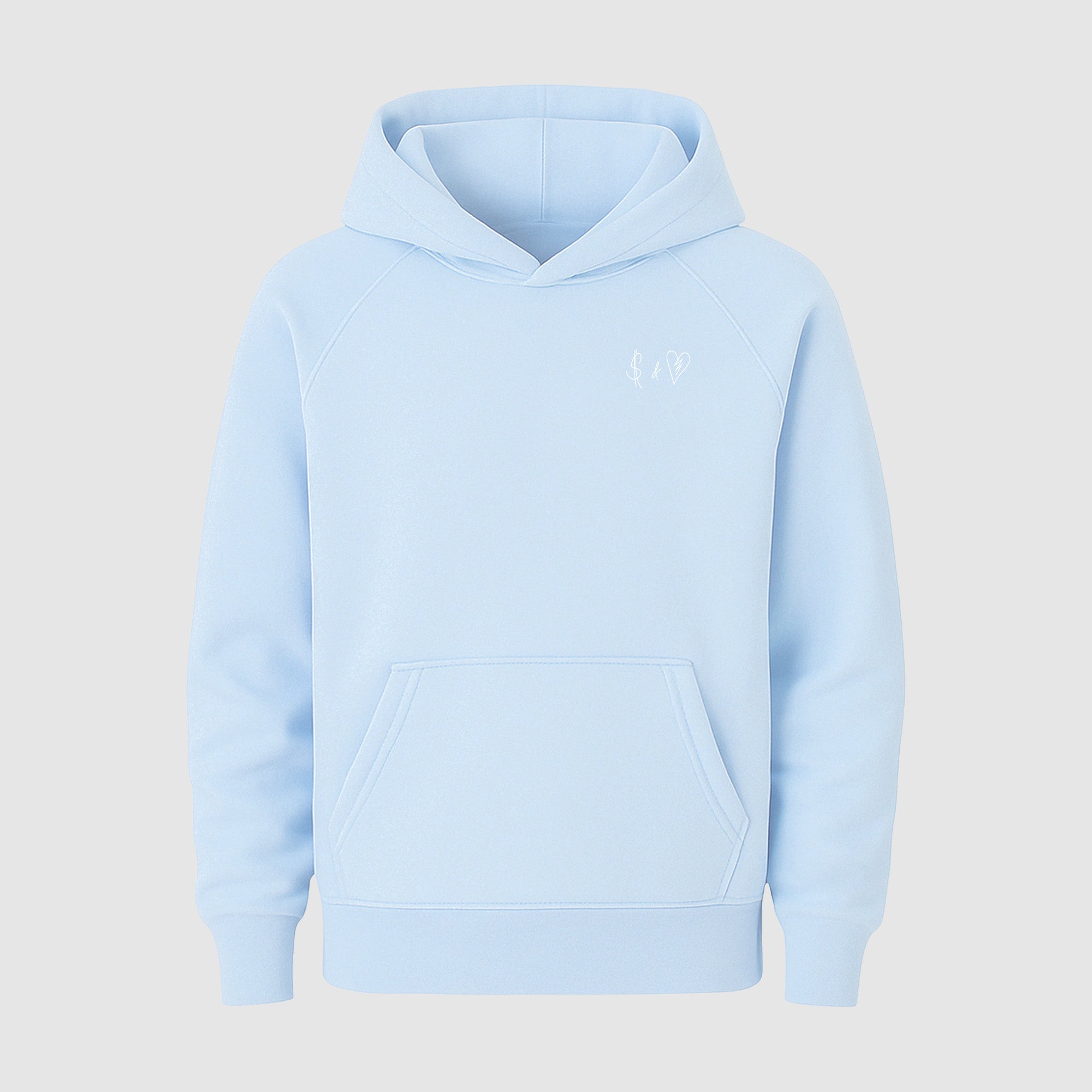 BASIC BABY BLUE HOODIE