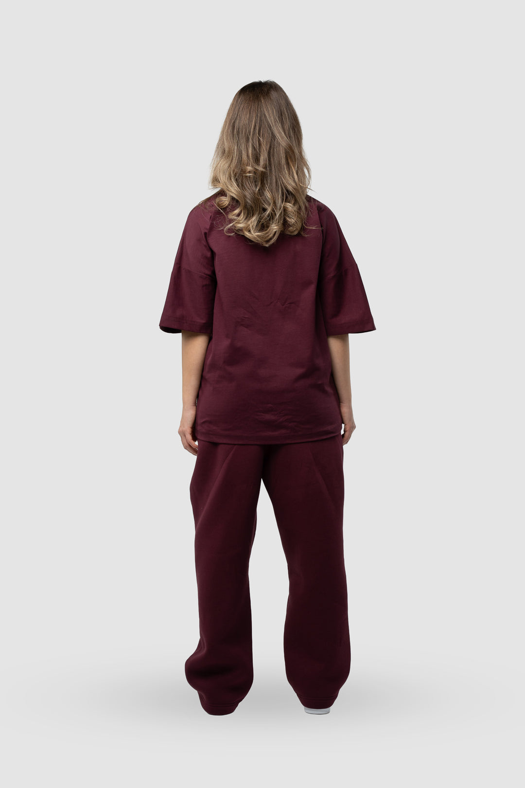 BASIC BORDEAUX T-SHIRT