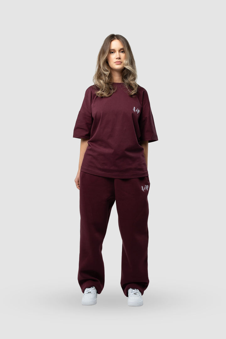 BASIC BORDEAUX T-SHIRT