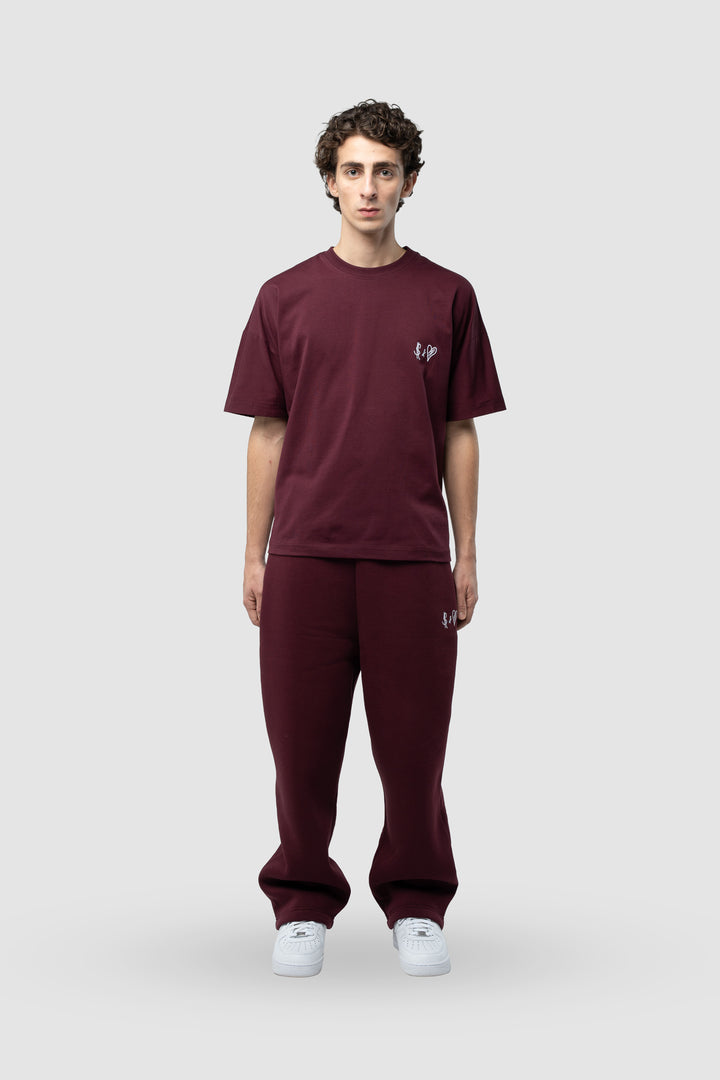 BASIC BORDEAUX T-SHIRT
