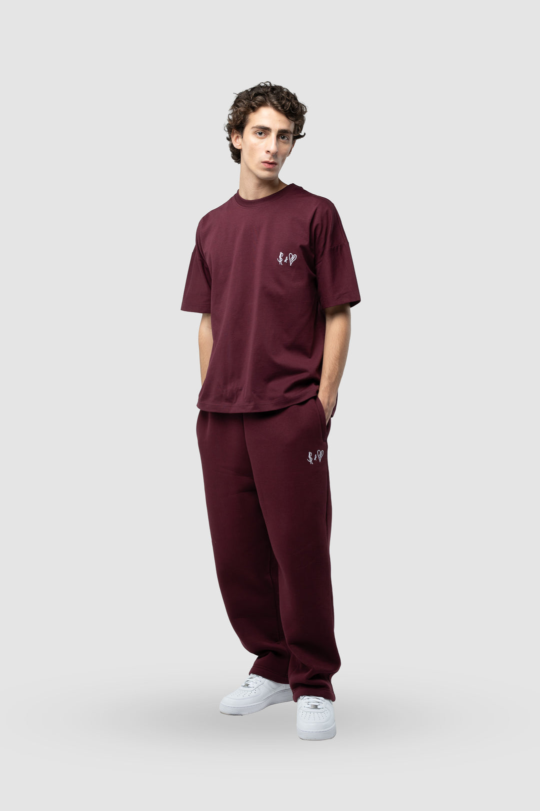 BASIC BORDEAUX T-SHIRT