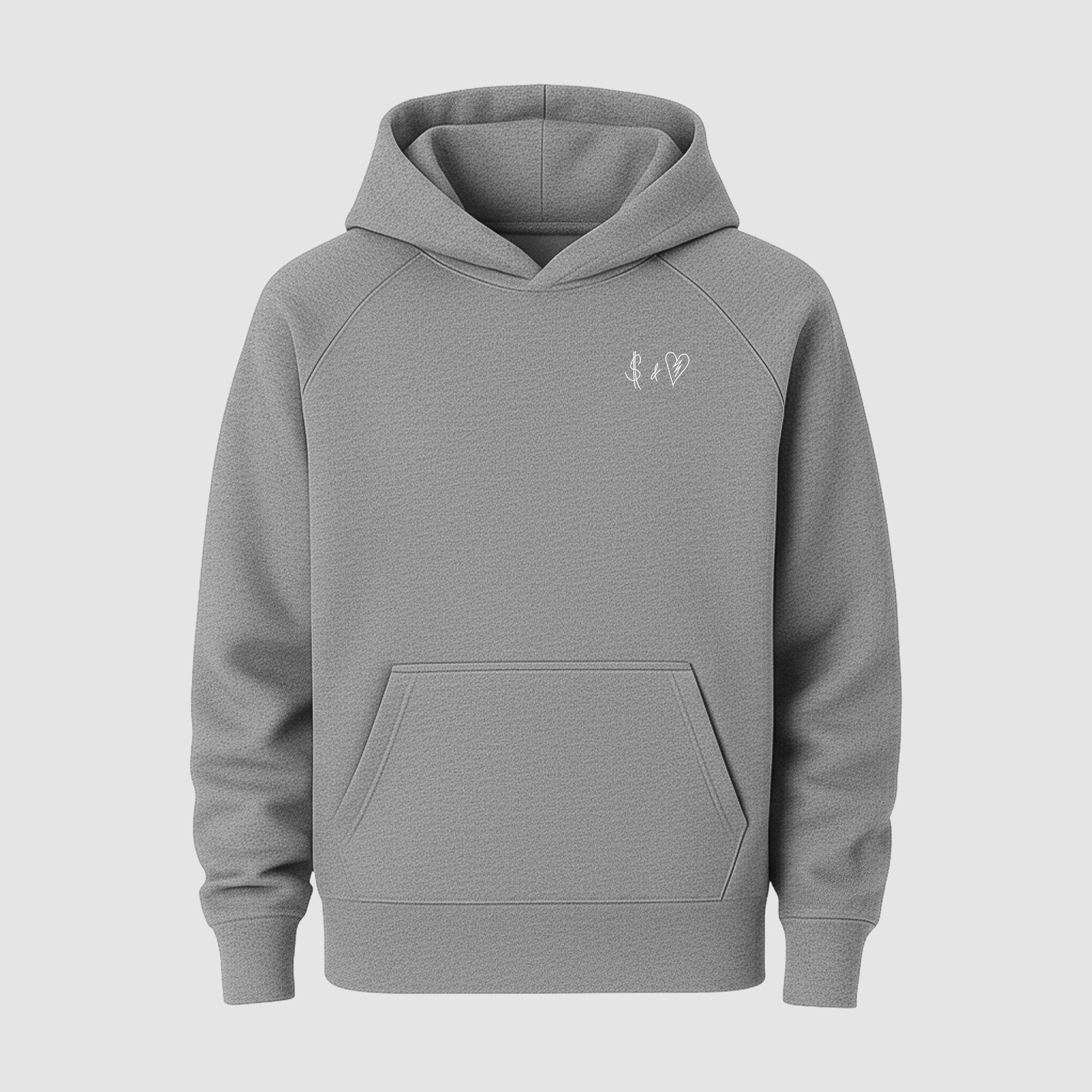 BASIC DARK GREY HOODIE
