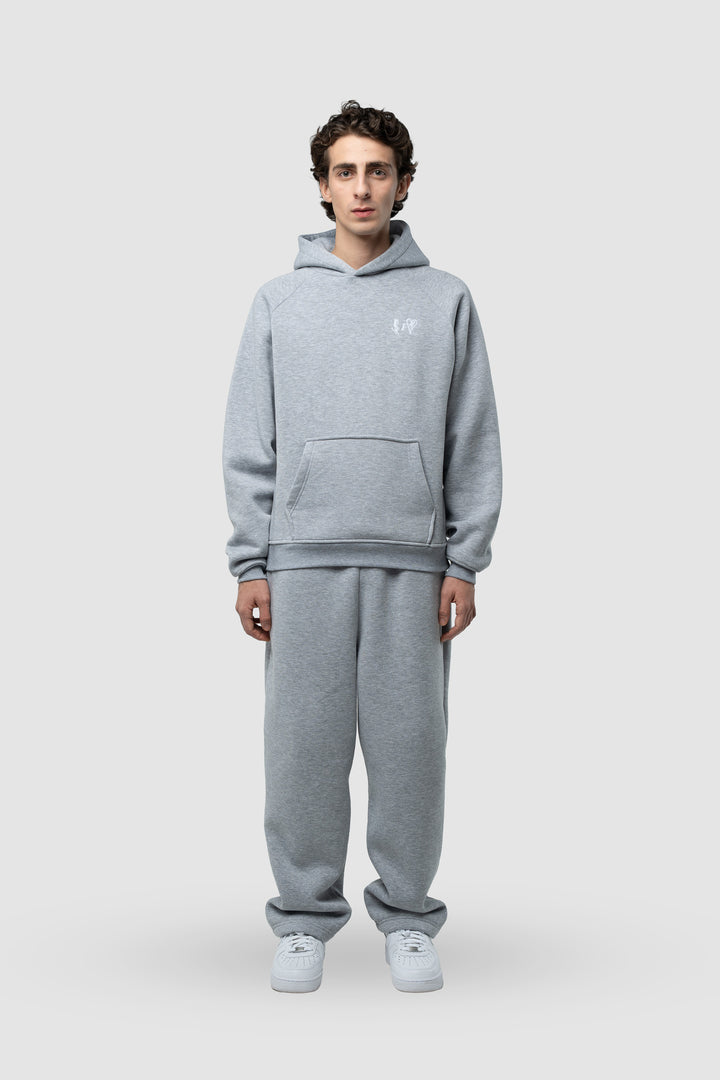 BASIC DARK GREY HOODIE