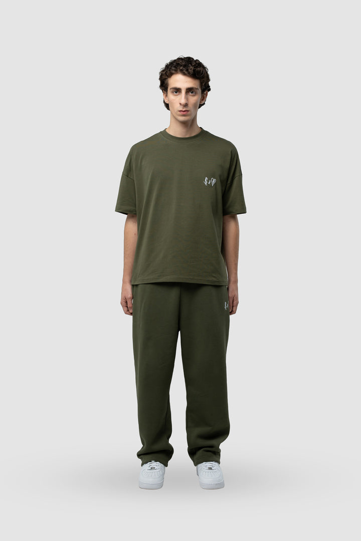 BASIC OLIVE GREEN T-SHIRT