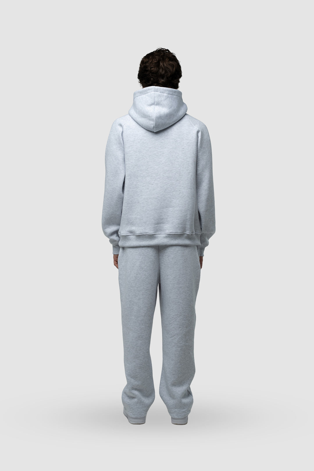 BASIC LIGHT GREY TRACKSUIT WITH HOODIE