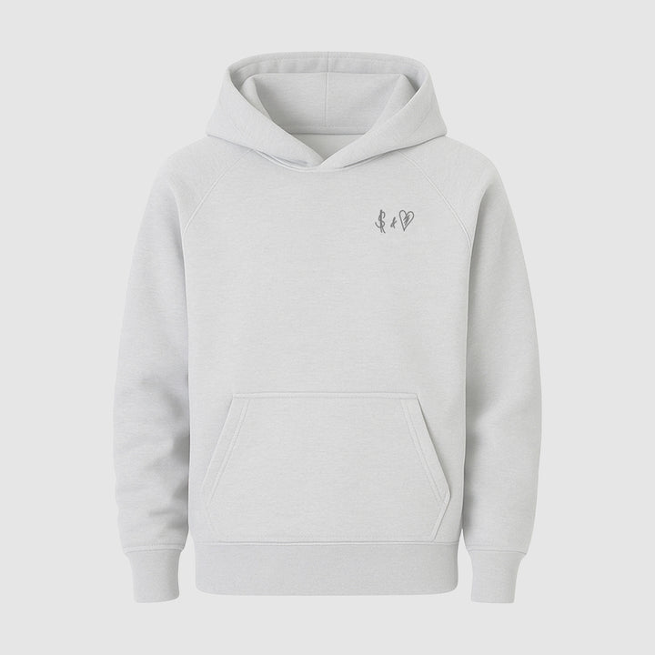 BASIC LIGHT GREY HOODIE