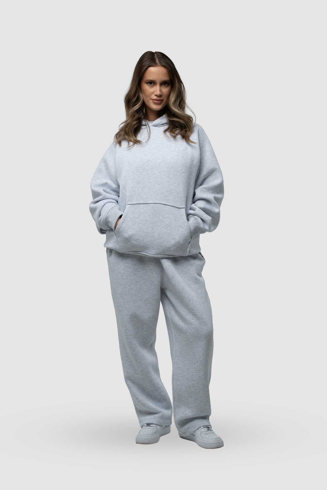 BASIC LIGHT GREY HOODIE