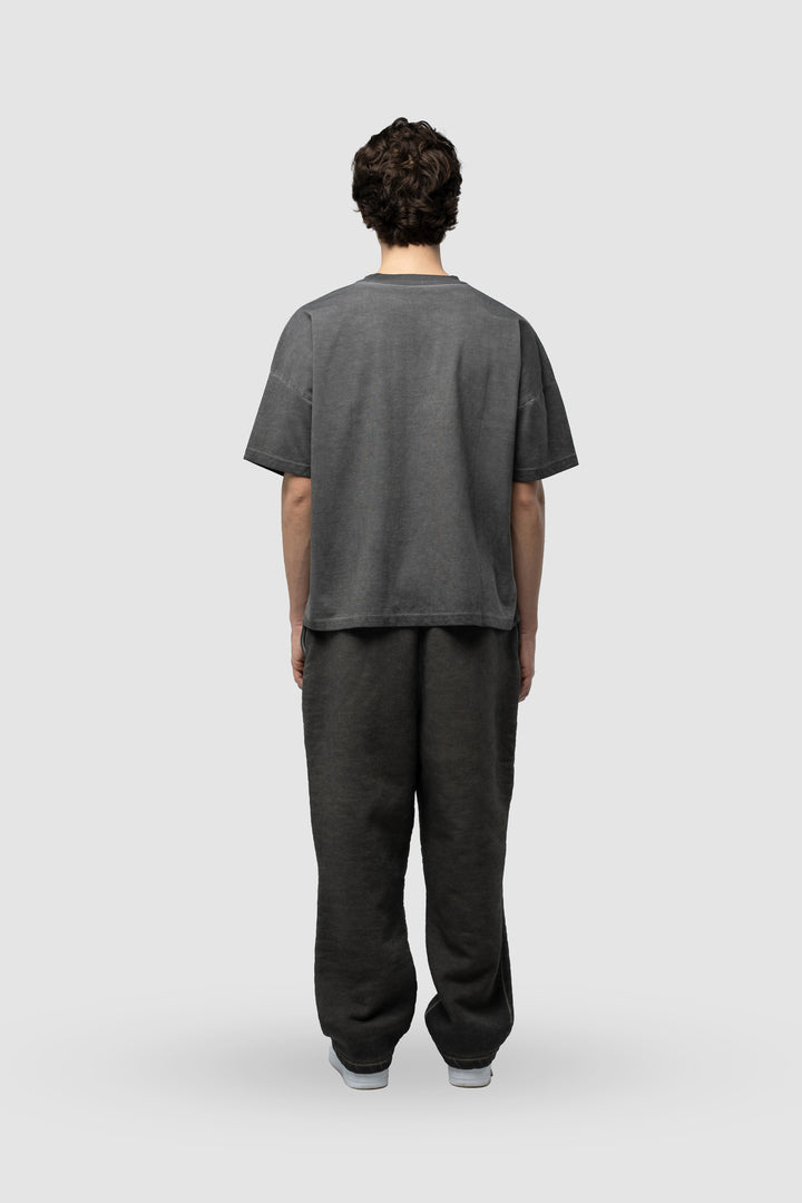 BASIC WASHED BLACK T-SHIRT