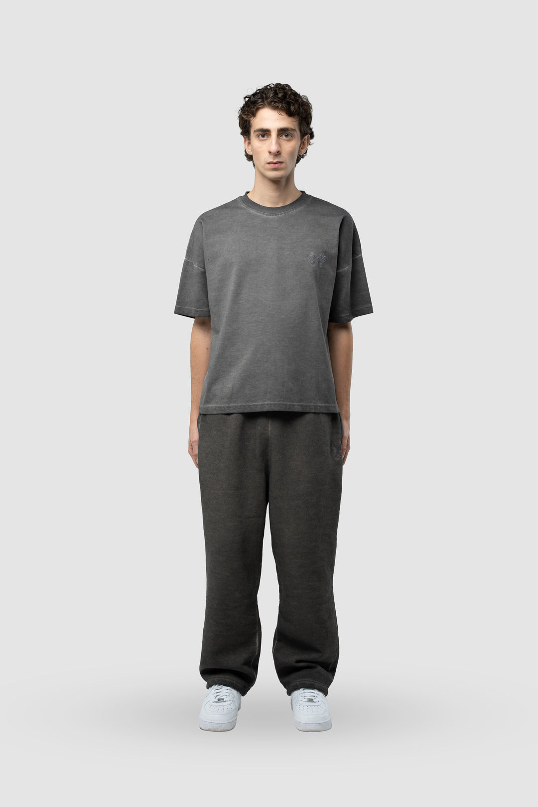 BASIC WASHED BLACK T-SHIRT