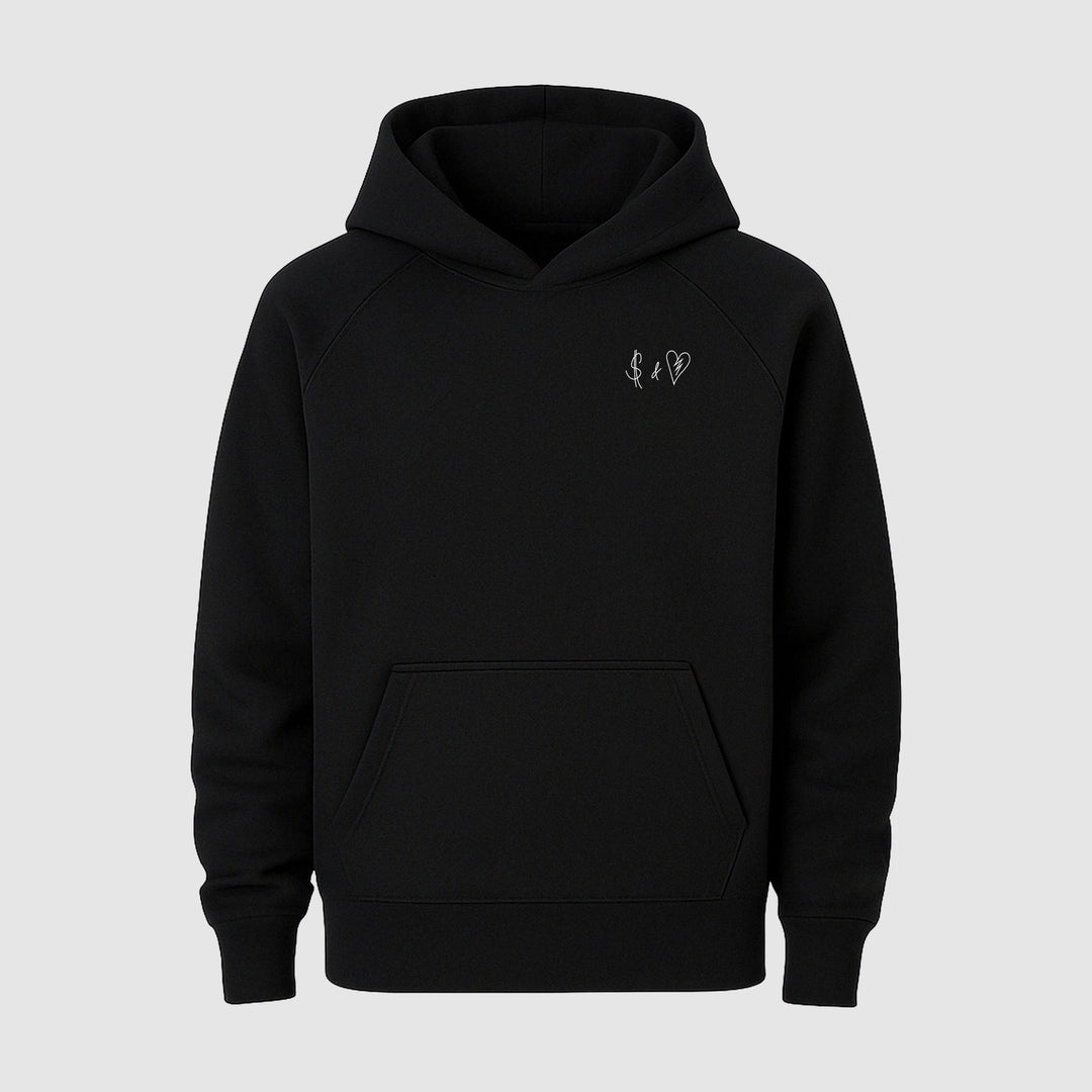 MAKE DOLLARS NOT FRIENDS BACKPRINT HOODIE