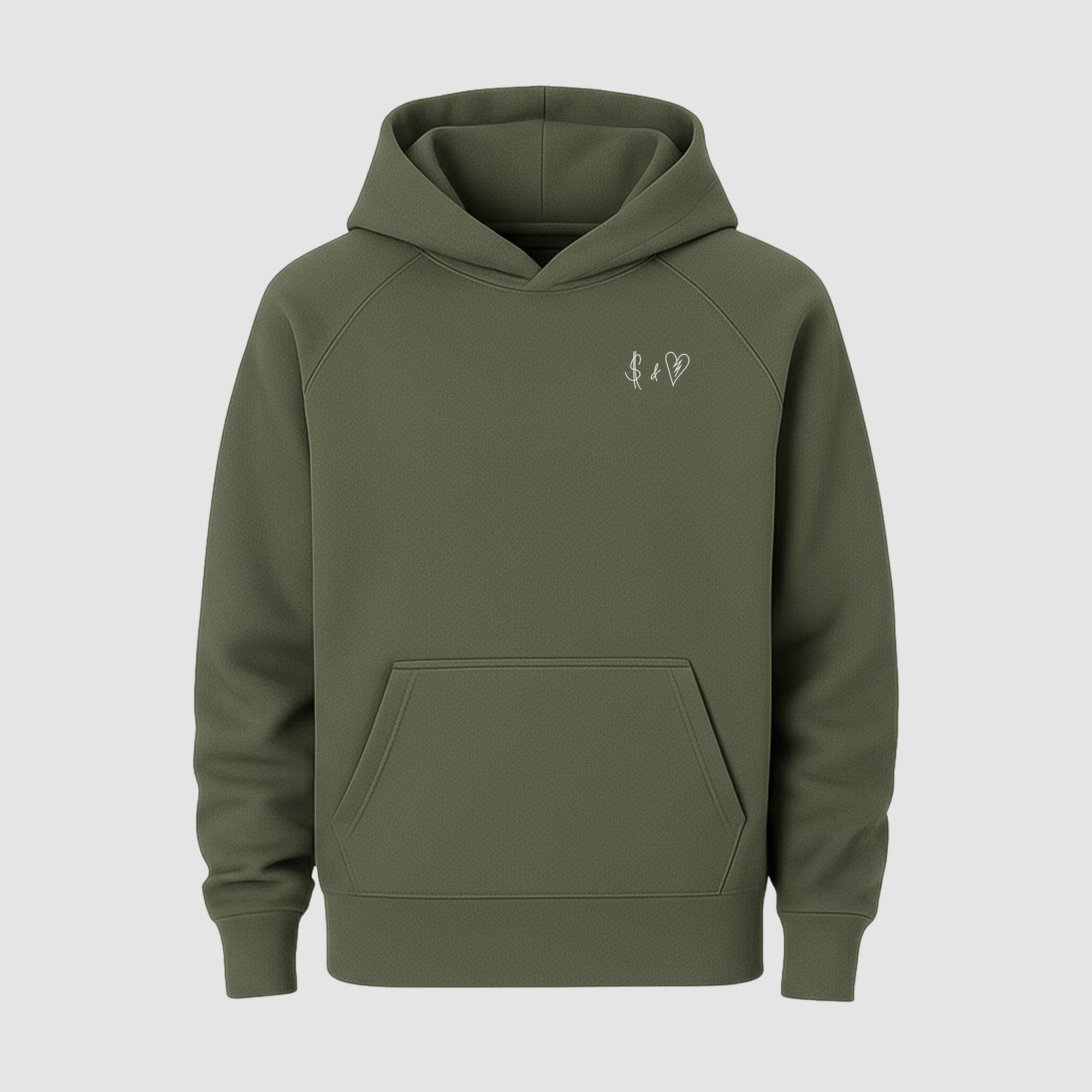 Basic Olive Green Hoodie