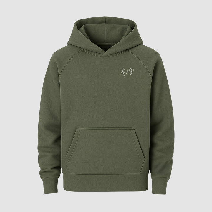 Basic Olive Green Hoodie