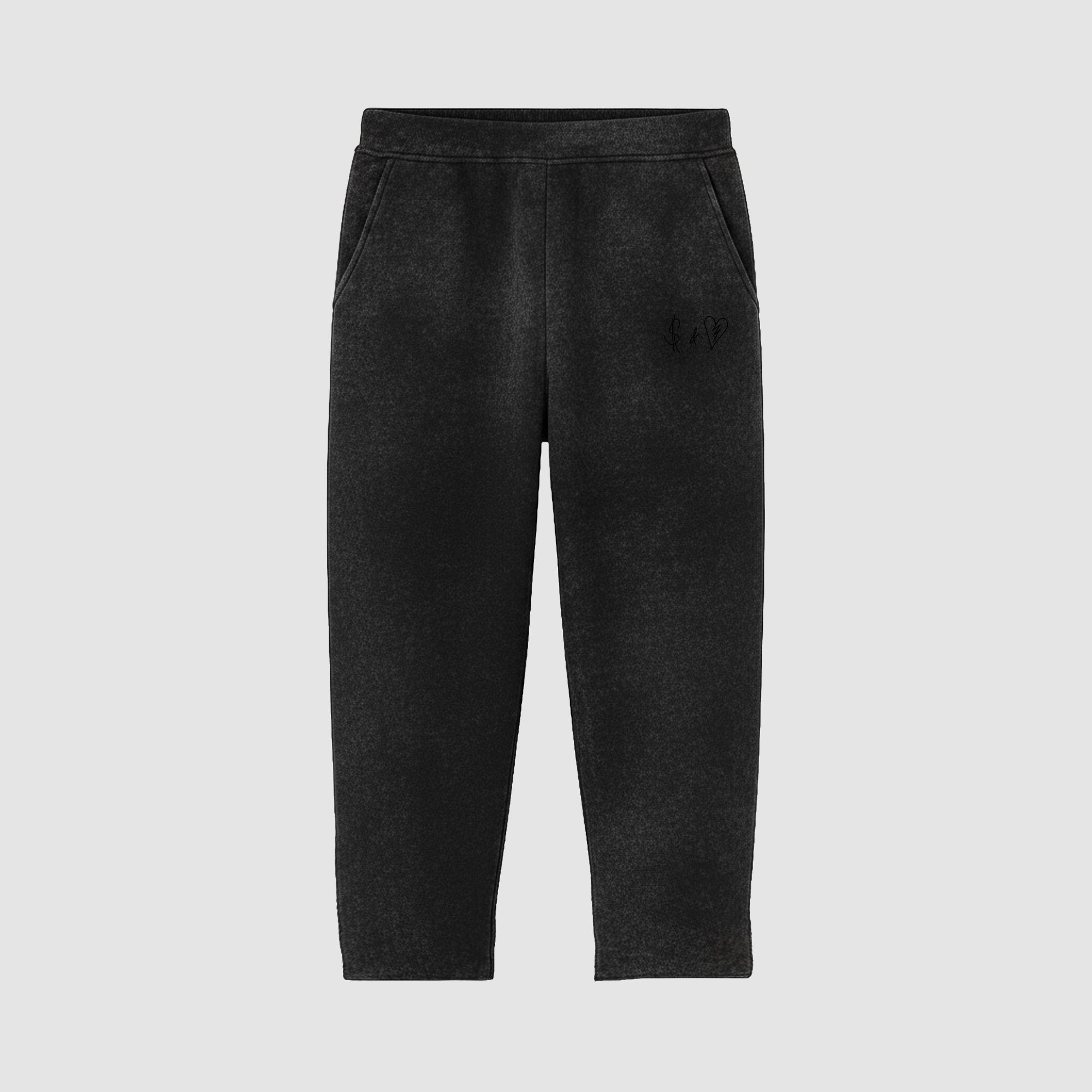 Basic Washed Black Jogger