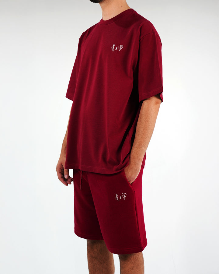 Summer Basics Bordeaux Red T-Shirt