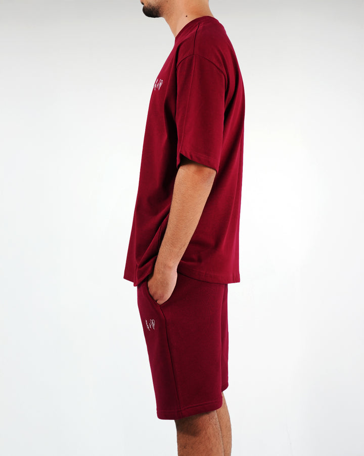 Summer Basics Bordeaux Red T-Shirt