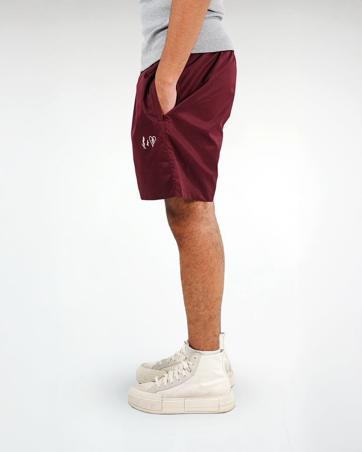 Basic Swim Shorts Bordeaux Red