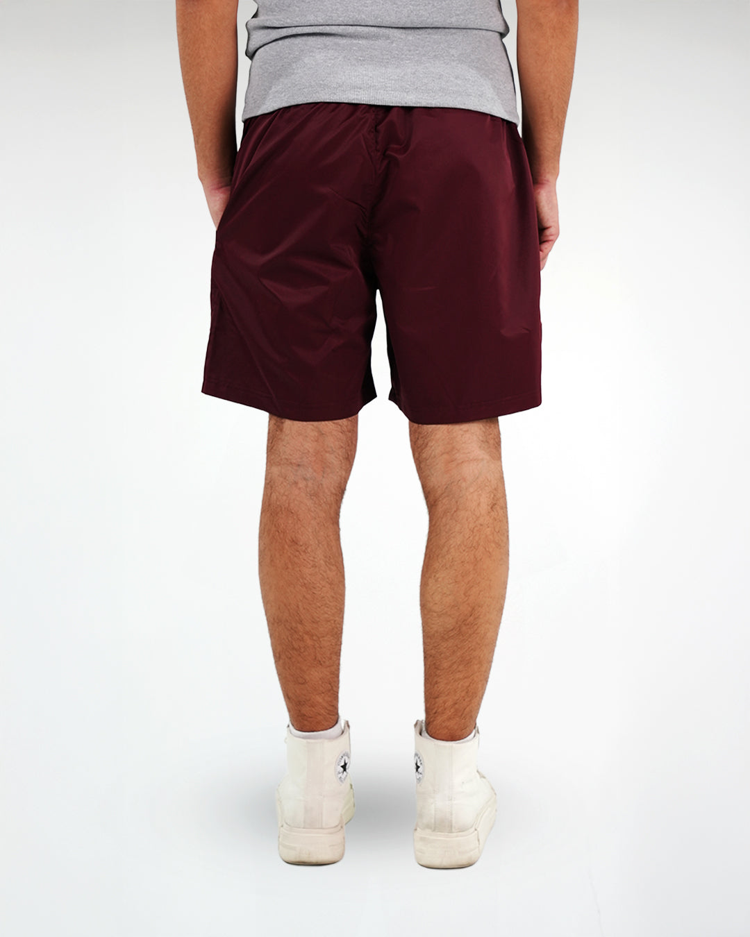 Basic Swim Shorts Bordeaux Red