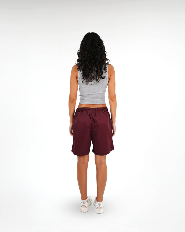 Basic Swim Shorts Bordeaux Red