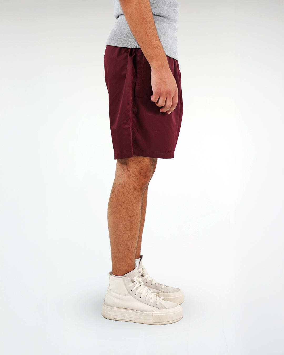 Basic Swim Shorts Bordeaux Red