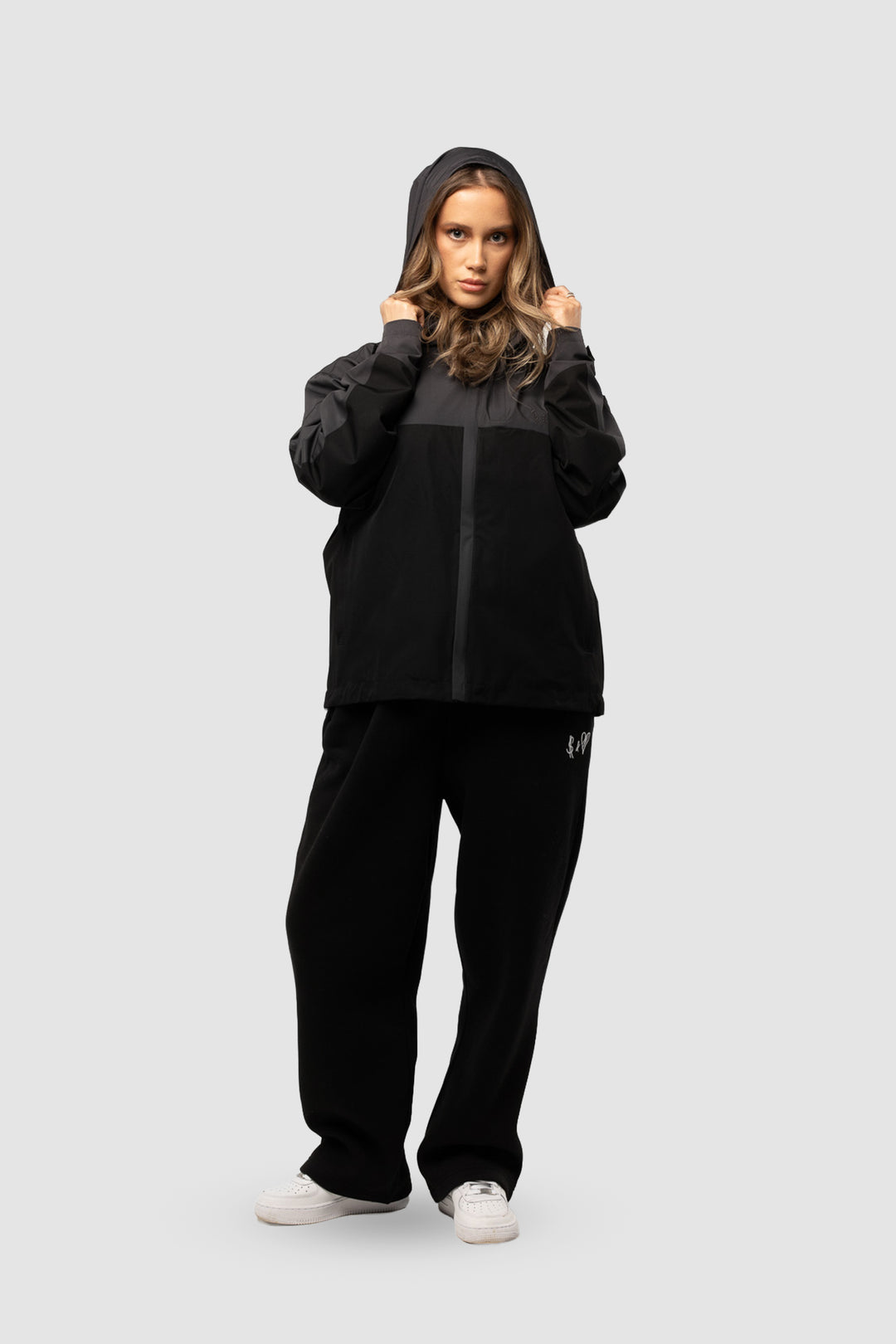 RAINJACKET BLACK/GREY