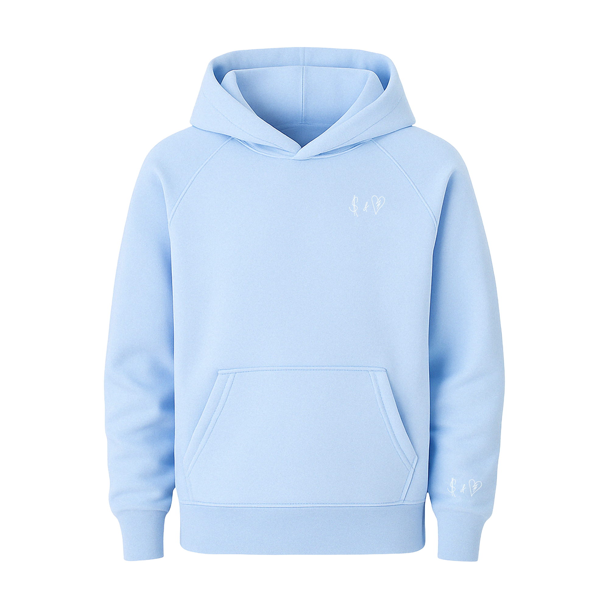 Basic Baby Blue Hoodie