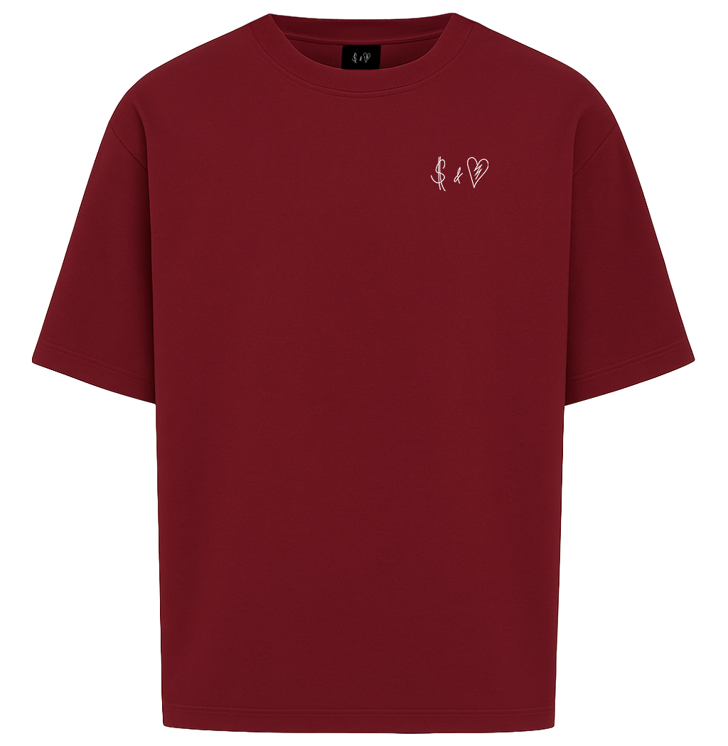 Summer Basics Bordeaux Red T-Shirt