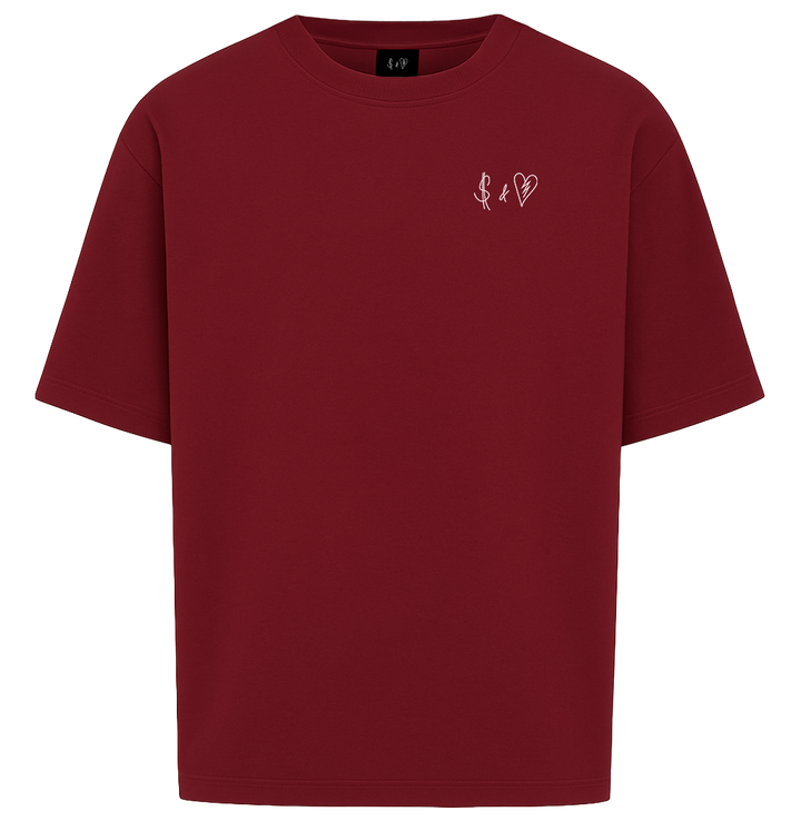 Summer Basics Bordeaux Red T-Shirt