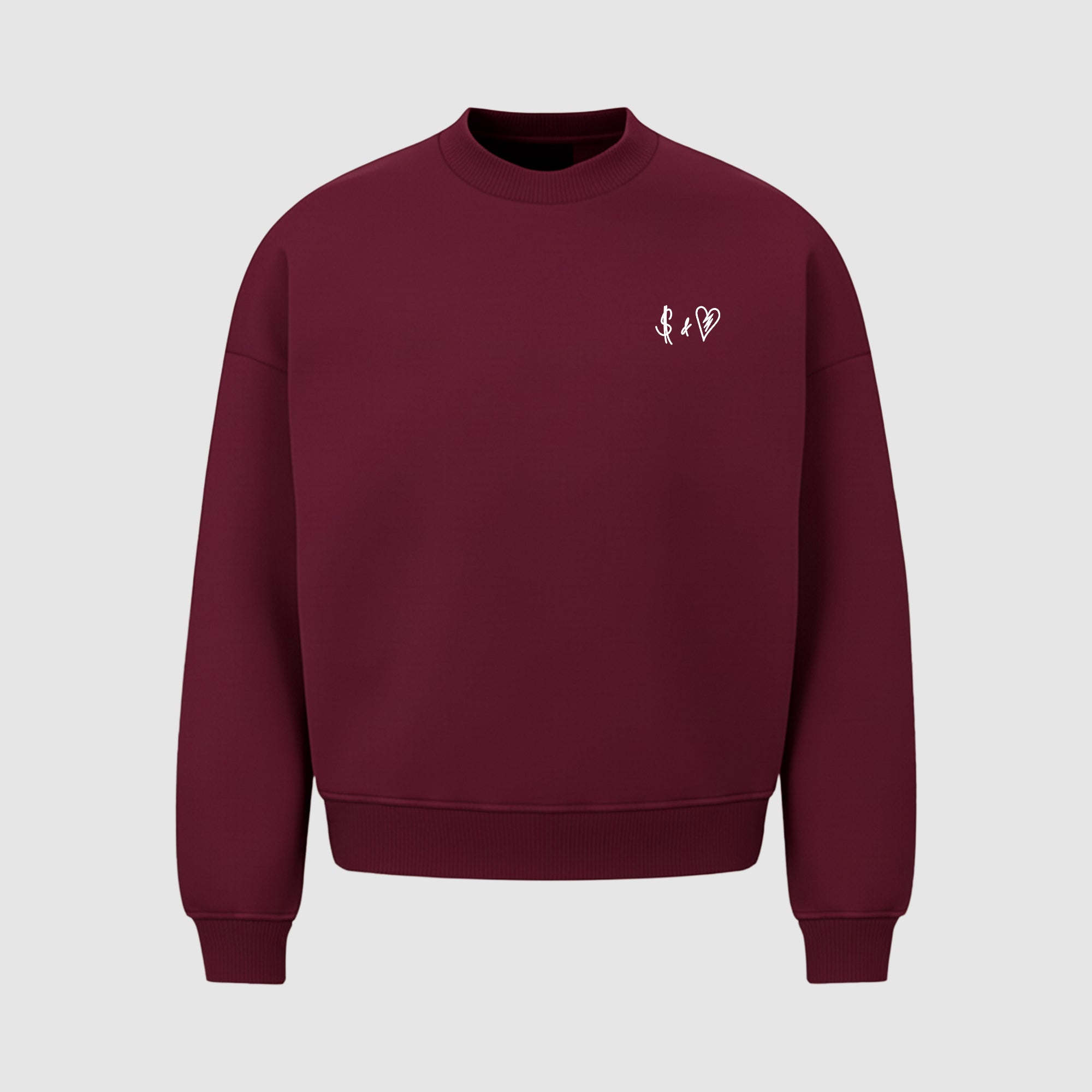 BASIC BORDEAUX SWEATER