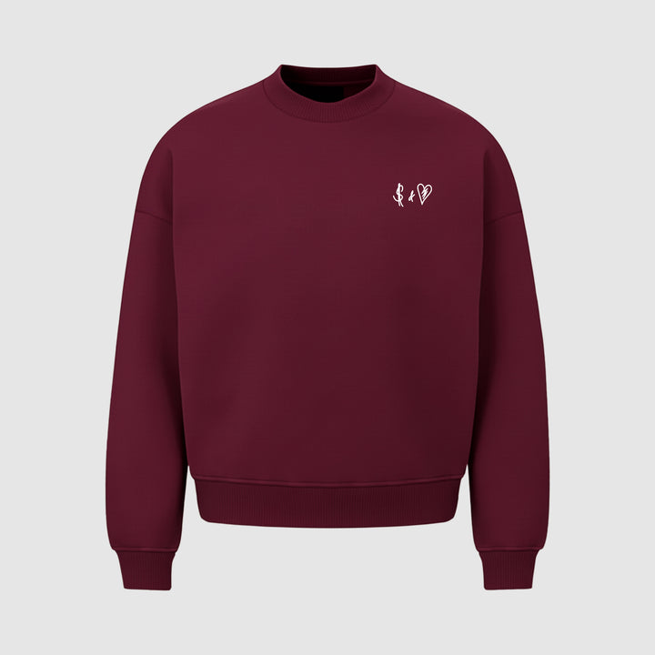 BASIC BORDEAUX SWEATER