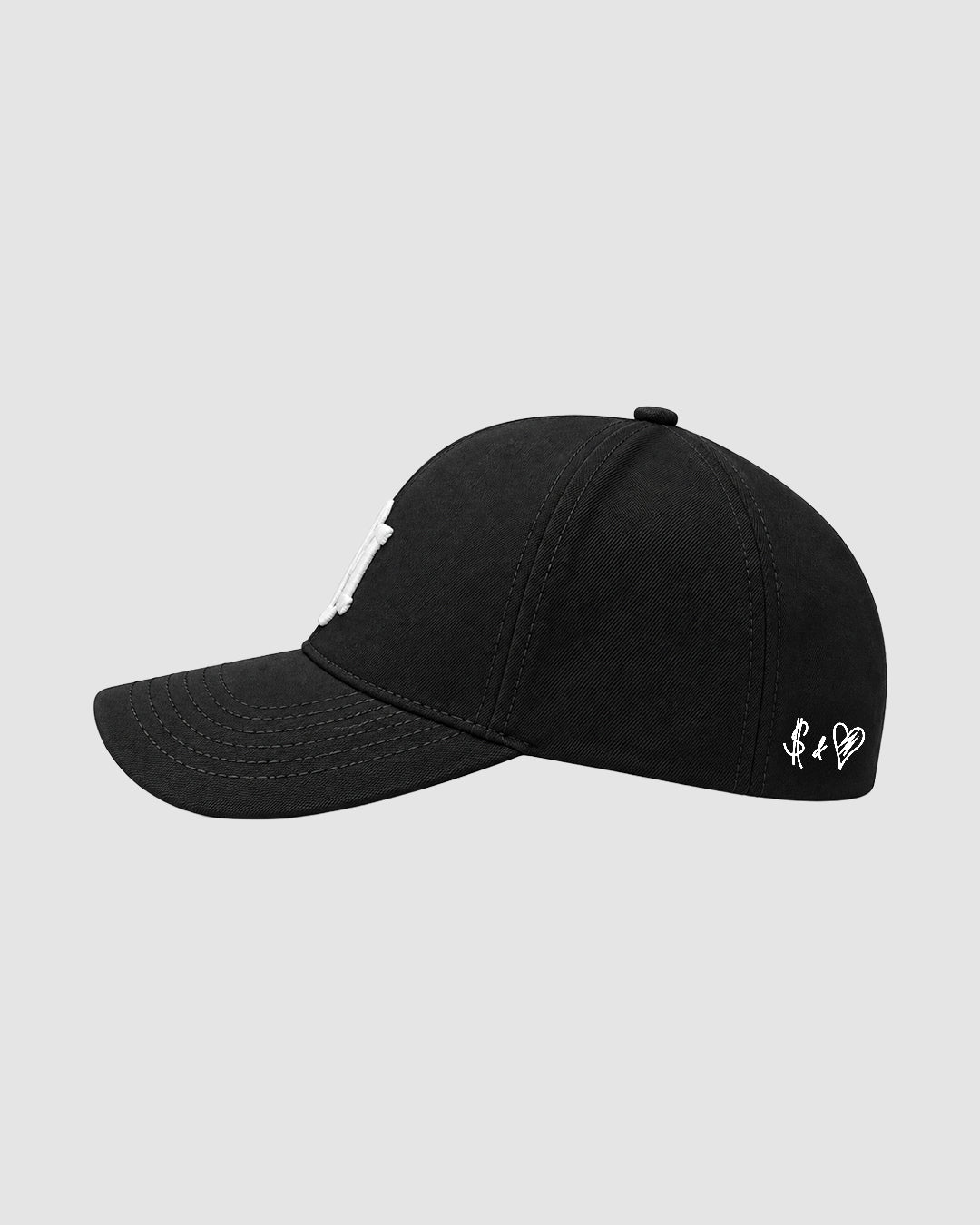 DOLLARS & ISYANS CAP - WHITE/BLACK