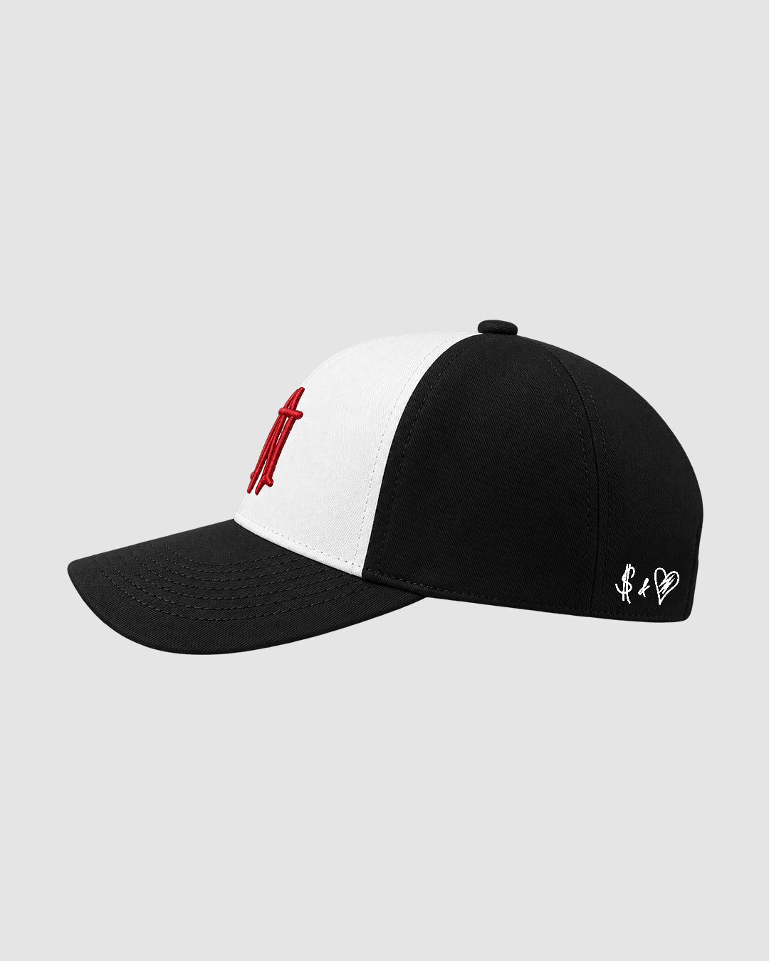 DOLLARS & ISYANS CAP - WHITE/BLACK