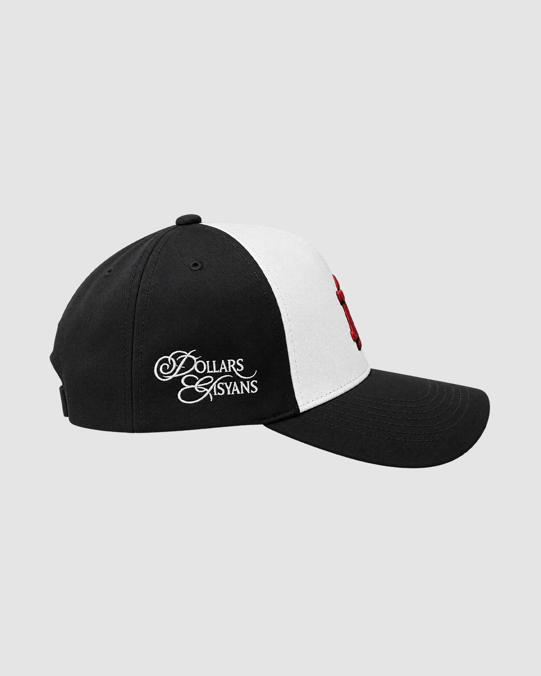 DOLLARS & ISYANS CAP - WHITE/BLACK