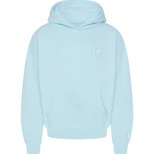 Basic Hoodie Baby Blue Logo