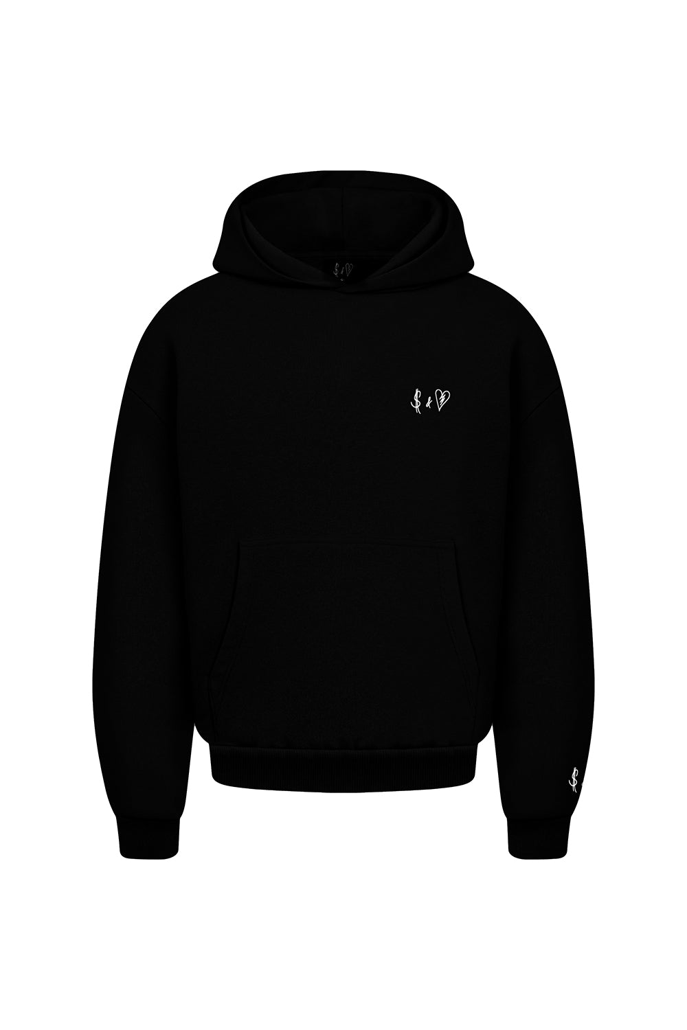 Basic Hoodie Black Logo