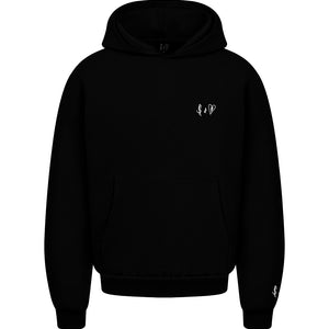 Basic Hoodie Black Logo