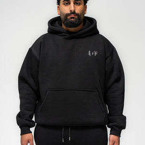 Basic Hoodie Black Logo