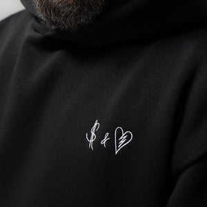 Basic Hoodie Black Logo