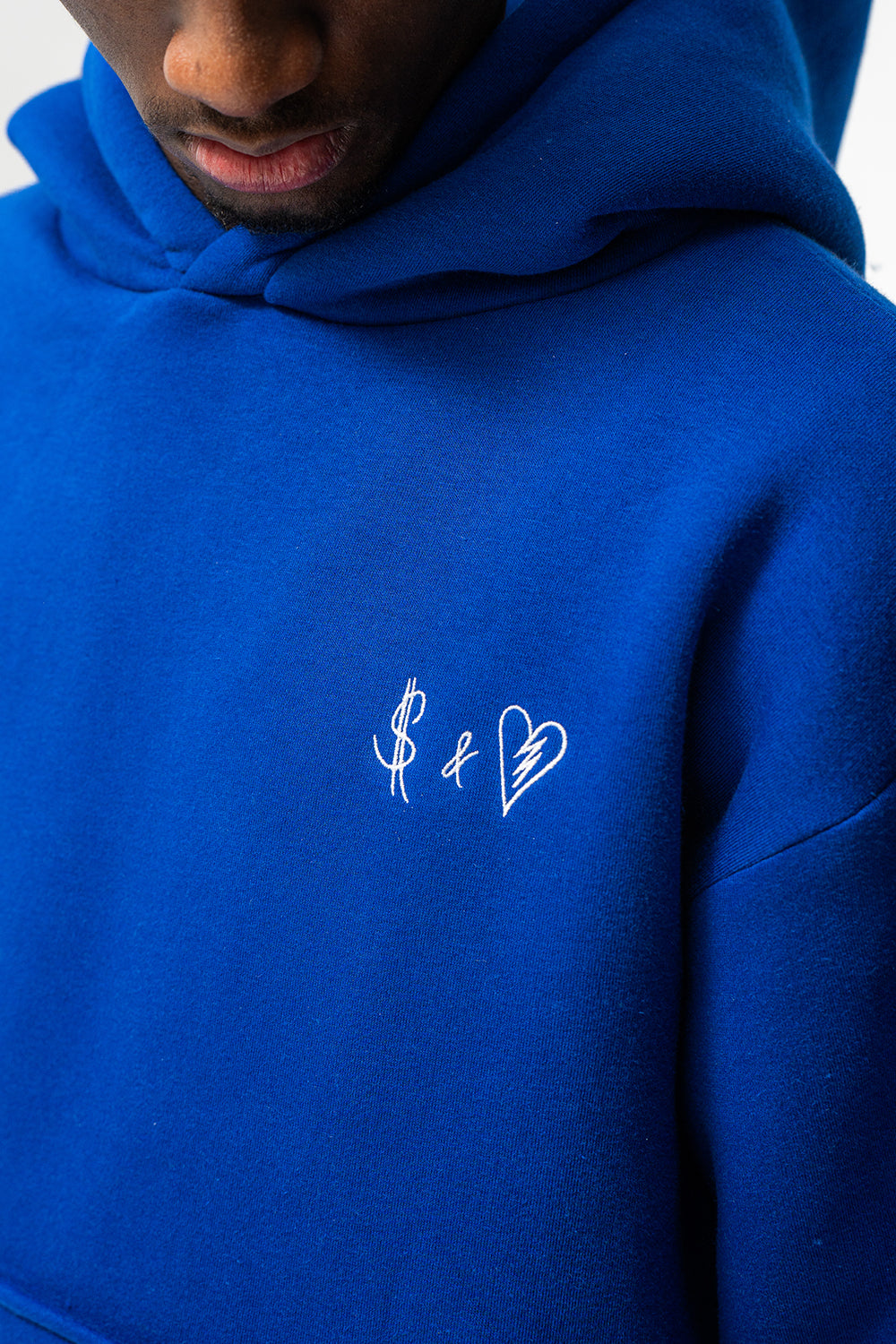 Basic Hoodie Navy Blue Logo