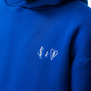 Basic Hoodie Navy Blue Logo