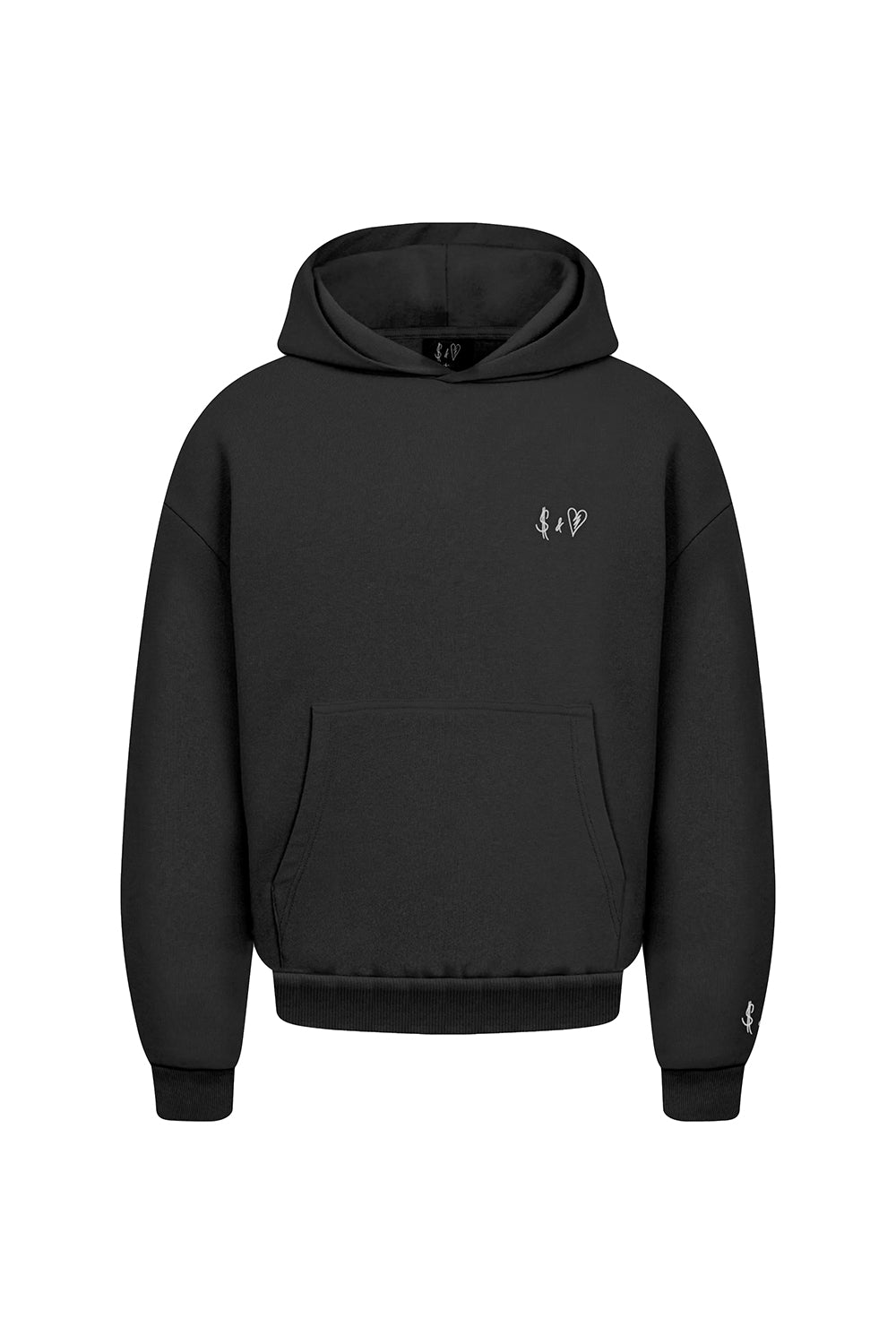 Basic Hoodie Dark Grey Logo