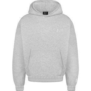 Basic Hoodie Grey Melange Logo