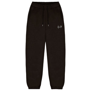 Basic Jogger Dark Brown Logo