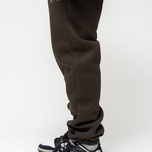 Basic Jogger Dark Brown Logo