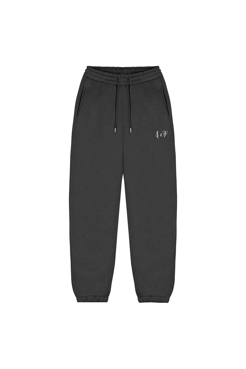 Basic Jogger Dark Grey Logo